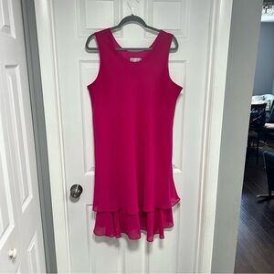 Sleeveless Pink Layered Dress Size 20 / XL